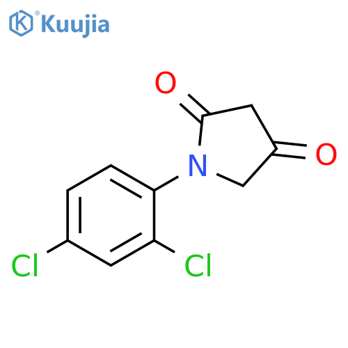 1-(2,4-dichlorophenyl)pyrrolidine-2,4-dione structure