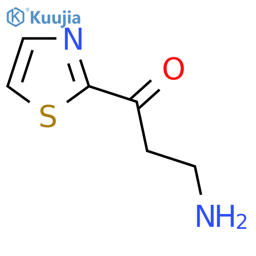 3-Amino-1-(1,3-thiazol-2-yl)propan-1-one structure