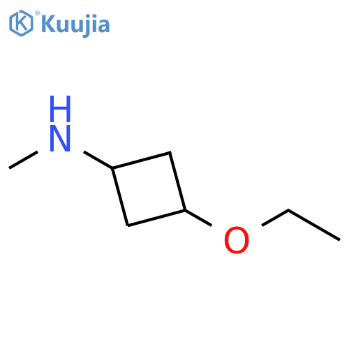 3-ethoxy-N-methylcyclobutan-1-amine structure