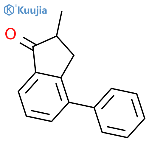 2-Methyl-4-phenyl-2,3-dihydro-1H-inden-1-one structure