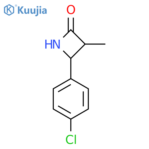 4-(4-Chlorophenyl)-3-methylazetidin-2-one structure