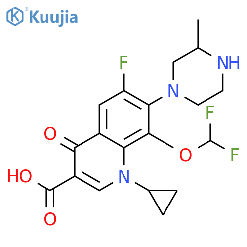 Cadrofloxacin structure