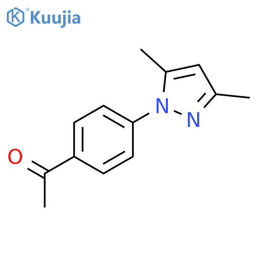 1-(4-(3,5-dimethyl-1H-pyrazol-1-yl)phenyl)ethan-1-one structure