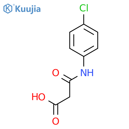 3-[(4-chlorophenyl)amino]-3-oxopropanoic Acid structure