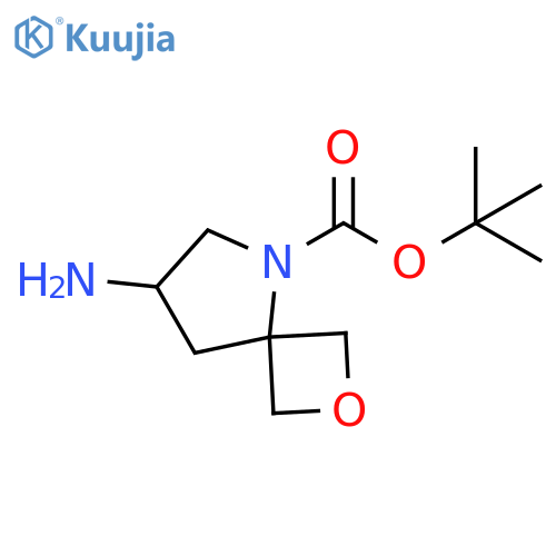 tert-butyl 7-amino-2-oxa-5-azaspiro[3.4]octane-5-carboxylate structure