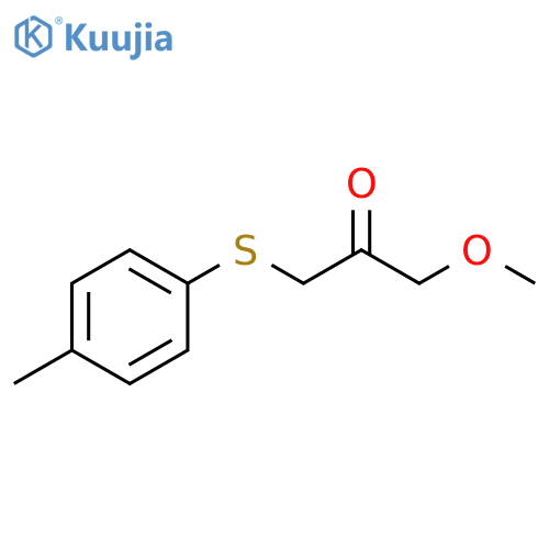 2-Propanone, 1-methoxy-3-[(4-methylphenyl)thio]- structure