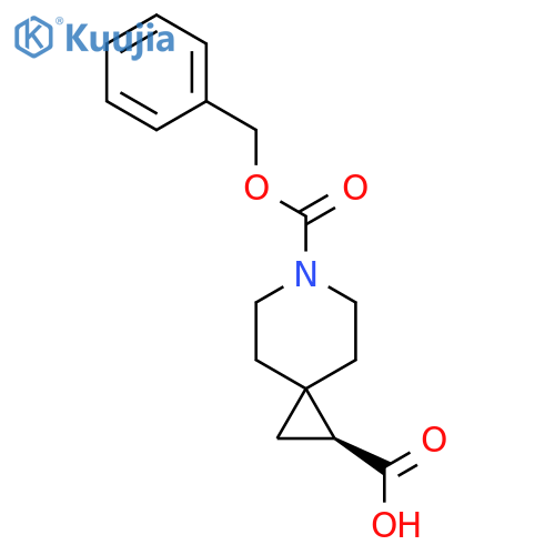 (S)-6-(benzyloxycarbonyl)-6-azaspiro[2.5]octane-1-carboxylic acid structure