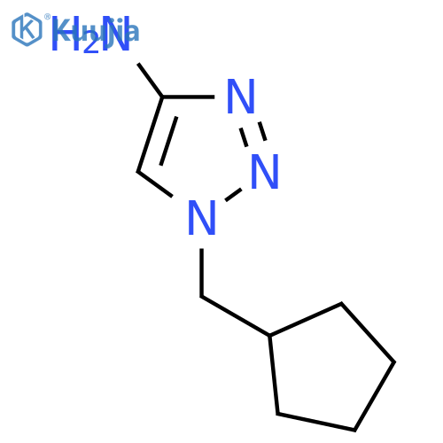 1-(Cyclopentylmethyl)-1H-1,2,3-triazol-4-amine structure