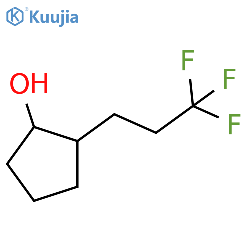 2-(3,3,3-Trifluoropropyl)cyclopentan-1-ol structure