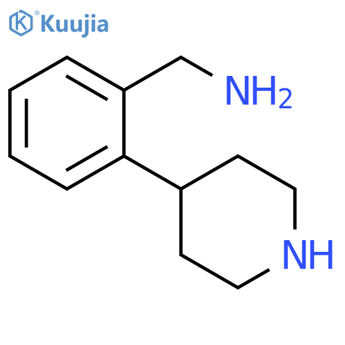 2-(piperidin-4-yl)phenylmethanamine structure