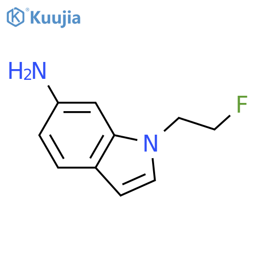 1H-Indol-6-amine, 1-(2-fluoroethyl)- structure