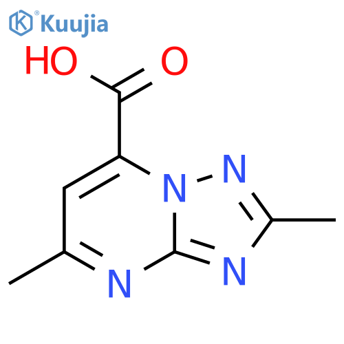 2,5-dimethyl-1,2,4triazolo1,5-apyrimidine-7-carboxylic acid structure