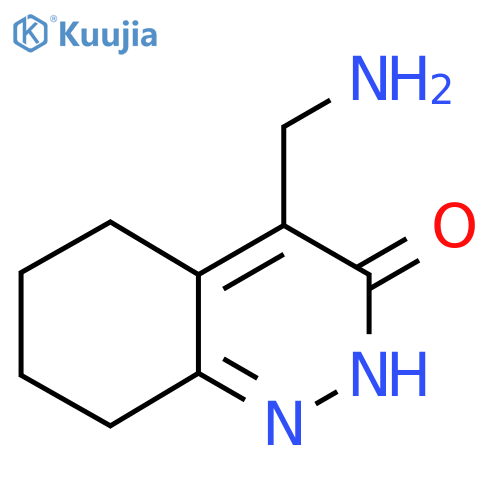 4-(Aminomethyl)-2,3,5,6,7,8-hexahydrocinnolin-3-one structure