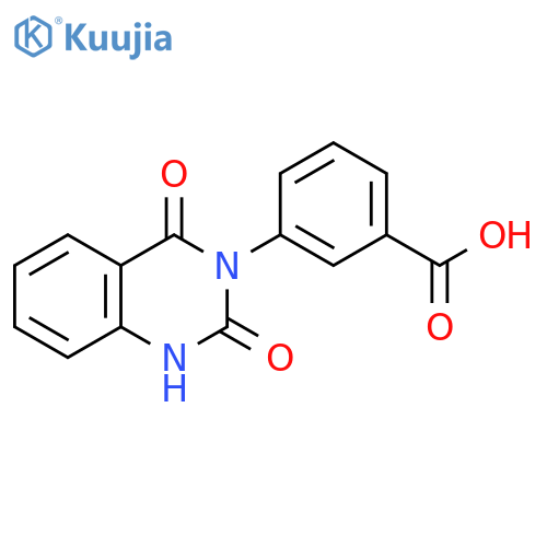 Benzoic acid, 3-(1,4-dihydro-2,4-dioxo-3(2H)-quinazolinyl)- structure