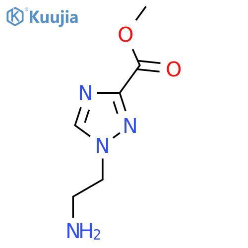 methyl 1-(2-aminoethyl)-1H-1,2,4-triazole-3-carboxylate structure