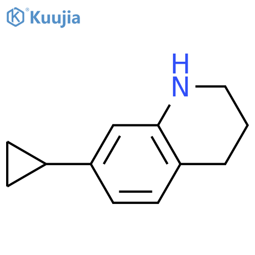 7-cyclopropyl-1,2,3,4-tetrahydroquinoline structure