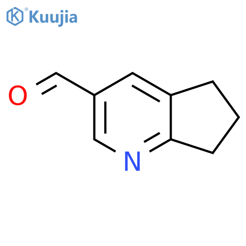 6,7-Dihydro-5H-[1]pyrindine-3-carbaldehyde structure