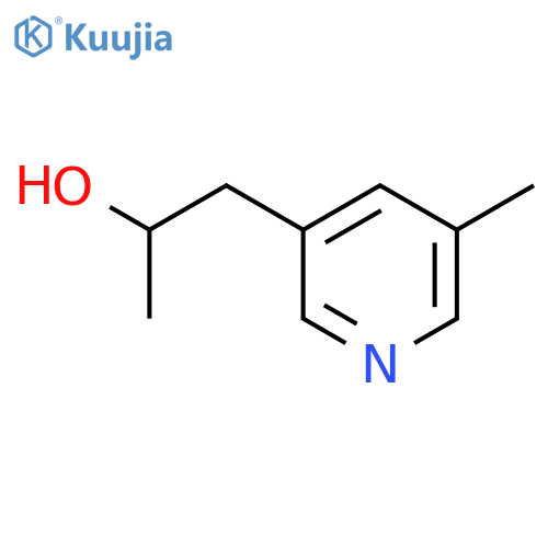 1-(5-methylpyridin-3-yl)propan-2-ol structure
