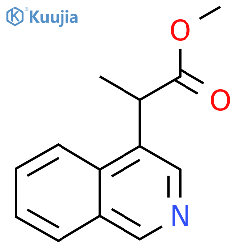 methyl 2-(isoquinolin-4-yl)propanoate structure