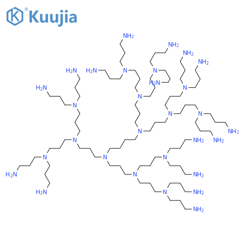 4,8,12,17,21,25-Hexaazaoctacosane-1,28-diamine,4,25-bis(3-aminopropyl)-12,17-[3-[bis[3-[bis(3-aminopropyl)amino]propyl]amino]propyl]-8,21-bis[3-[bis(3-aminopropyl)amino]propyl]- structure