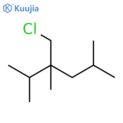 Hexane, 3-(chloromethyl)-2,3,5-trimethyl- structure