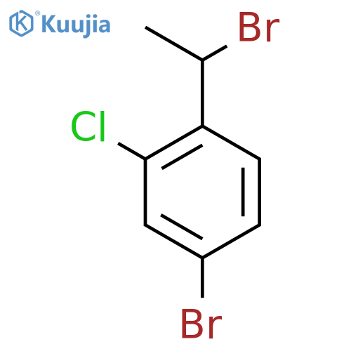 4-Bromo-1-(1-bromoethyl)-2-chlorobenzene structure