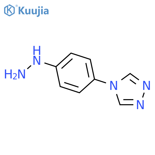 4-(4-Hydrazinylphenyl)-4H-1,2,4-triazole structure