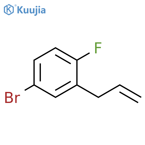 3-(5-Bromo-2-fluorophenyl)-1-propene structure