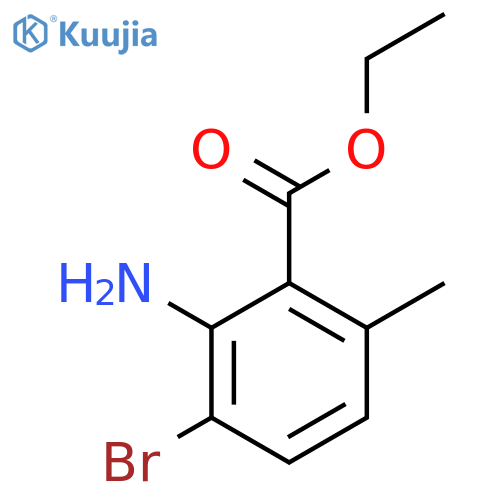 Ethyl 2-amino-3-bromo-6-methylbenzoate structure