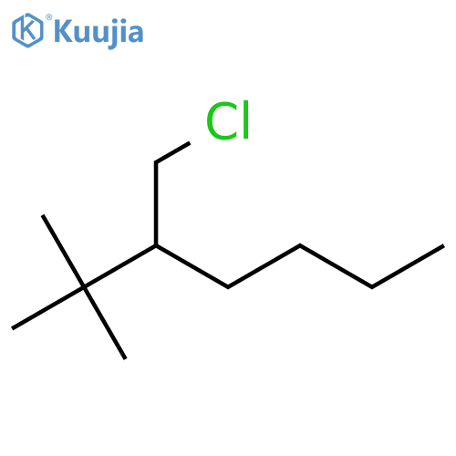 3-(Chloromethyl)-2,2-dimethylheptane structure