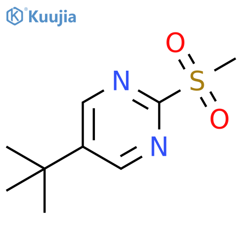 5-tert-butyl-2-methylsulfonyl-pyrimidine structure