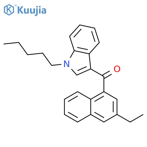 (3-Ethylnaphthalen-1-yl)(1-pentyl-1H-indol-3-yl)methanone structure
