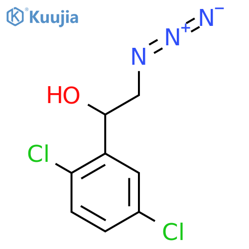 2-azido-1-(2,5-dichlorophenyl)ethan-1-ol structure
