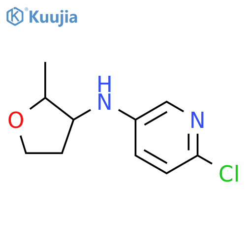 6-chloro-N-(2-methyloxolan-3-yl)pyridin-3-amine structure