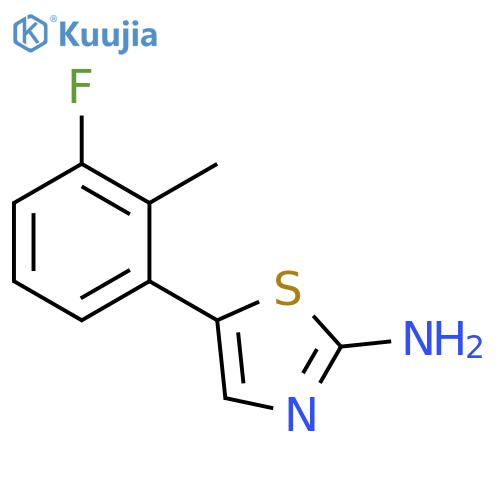5-(3-Fluoro-2-methylphenyl)thiazol-2-amine structure