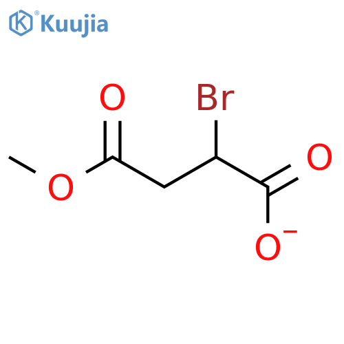 Butanedioic acid, bromo-, 4-methyl ester, (2S)- structure
