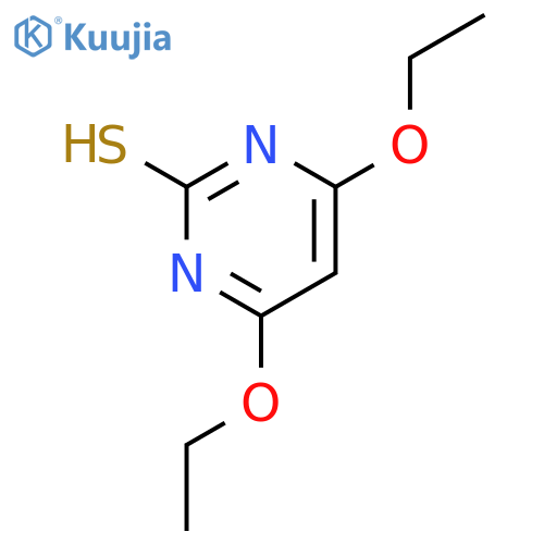 2(1H)-Pyrimidinethione,4,6-diethoxy-(9CI) structure