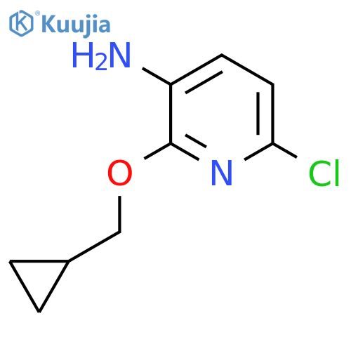 6-Chloro-2-(cyclopropylmethoxy)pyridin-3-amine structure
