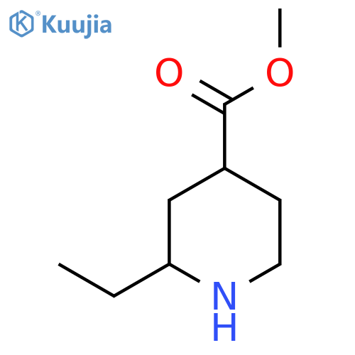 Methyl 2-ethylpiperidine-4-carboxylate structure