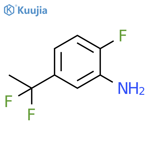 5-(1,1-difluoroethyl)-2-fluoroaniline structure