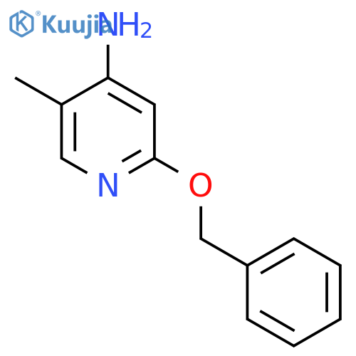 2-(Benzyloxy)-5-methylpyridin-4-amine structure