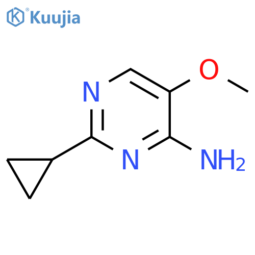 2-cyclopropyl-5-methoxypyrimidin-4-amine structure