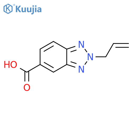 2-Allyl-2H-benzotriazole-5-carboxylic acid structure