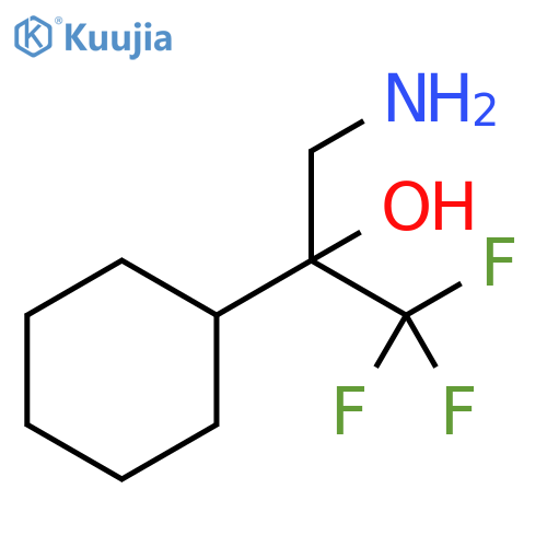 Cyclohexanemethanol, α-(aminomethyl)-α-(trifluoromethyl)- structure