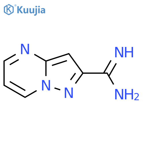 pyrazolo1,5-apyrimidine-2-carboximidamide structure