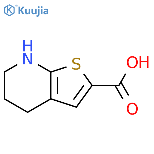 Thieno[2,3-b]pyridine-2-carboxylic acid, 4,5,6,7-tetrahydro- structure