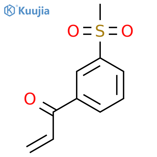 1-(3-methanesulfonylphenyl)prop-2-en-1-one structure