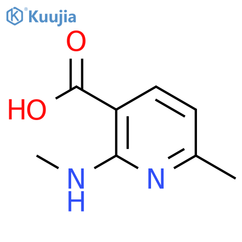 6-Methyl-2-(methylamino)pyridine-3-carboxylic Acid structure