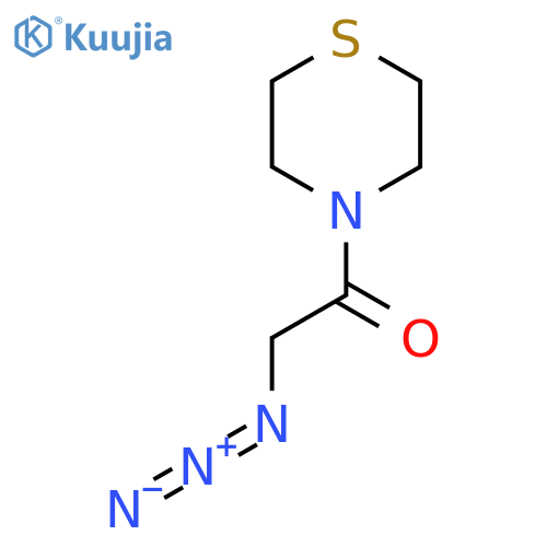2-Azido-1-(thiomorpholin-4-yl)ethan-1-one structure