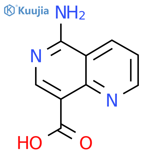 5-Amino-1,6-naphthyridine-8-carboxylic acid structure